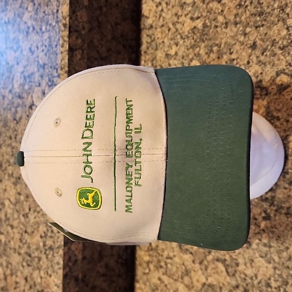 John Deere Embroidered Dealer Hat, NWT